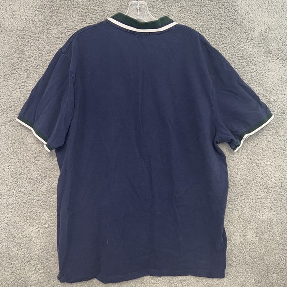 Polo Ralph Lauren Shirt Men's XXL 2XL Blue/Big Pony Rose Patch Embroider *Rare - Picture 2 of 8